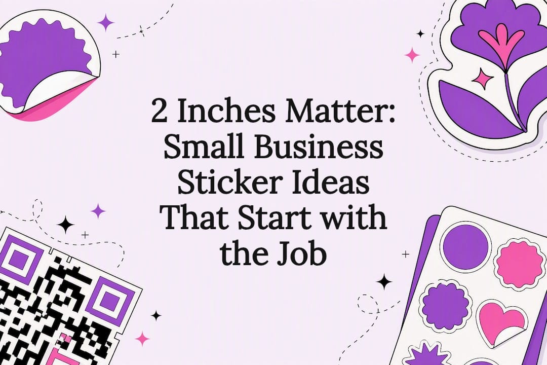 Decorative sticker ideas title card
