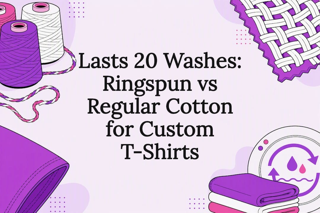Decorative cotton yarn comparison title card