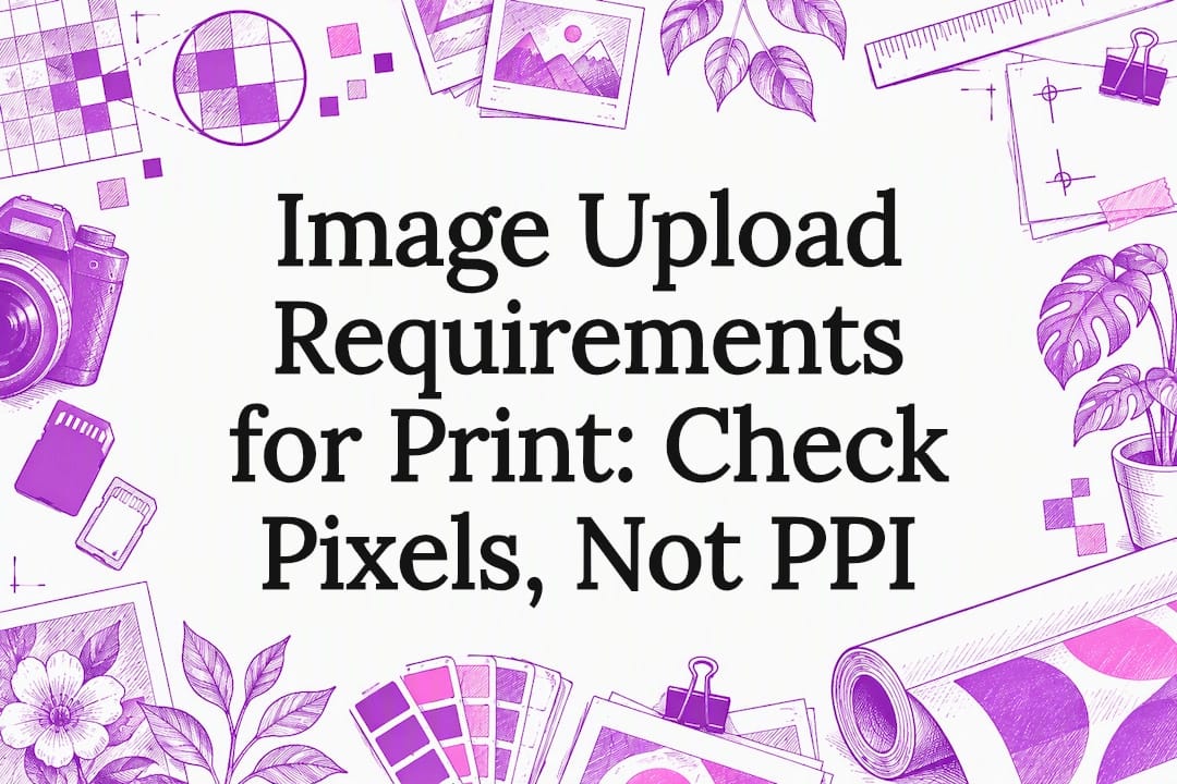 Sketch framing a print resolution headline