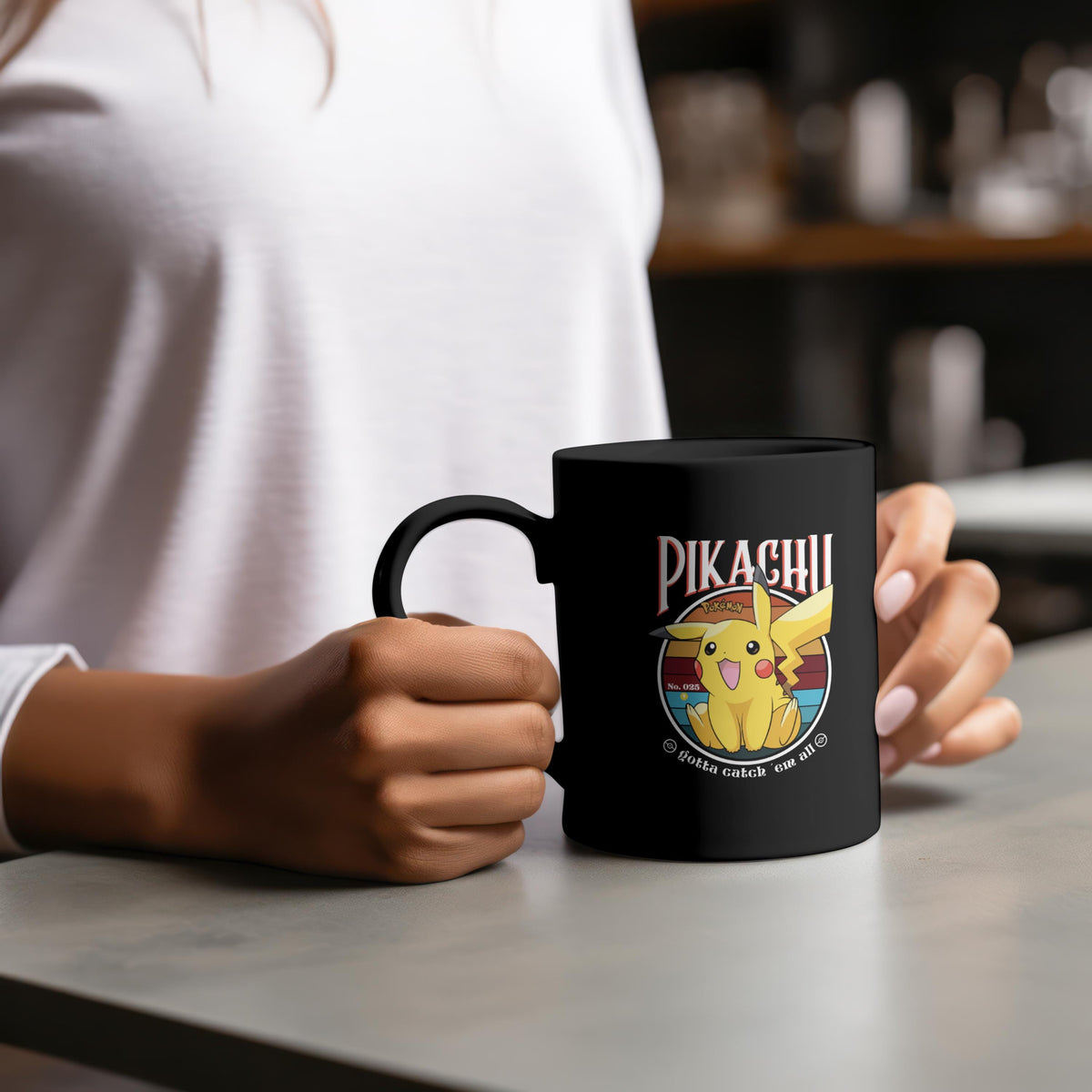 Personalized Pokemon Mug - Choose Your 1st Generation Pokemon! Custom 11oz Ceramic Coffee Mug, Gift for Fans, Original 71-140
