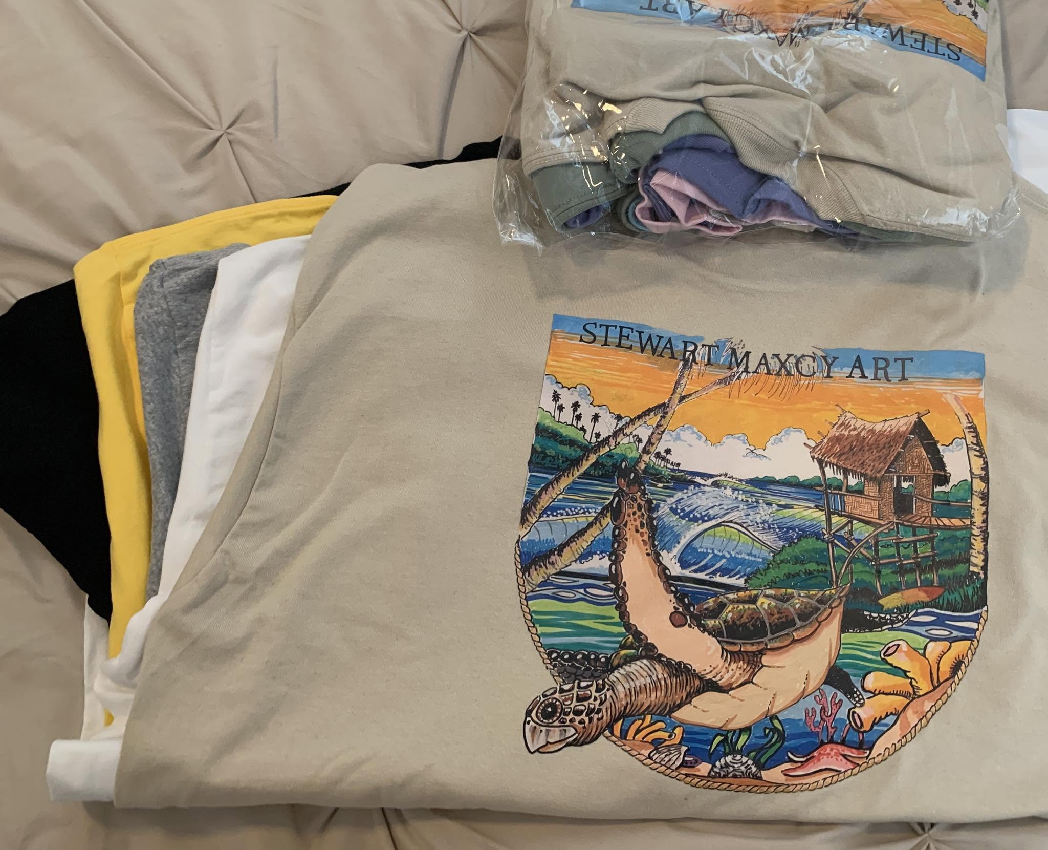 Stewart Maxcy art tee