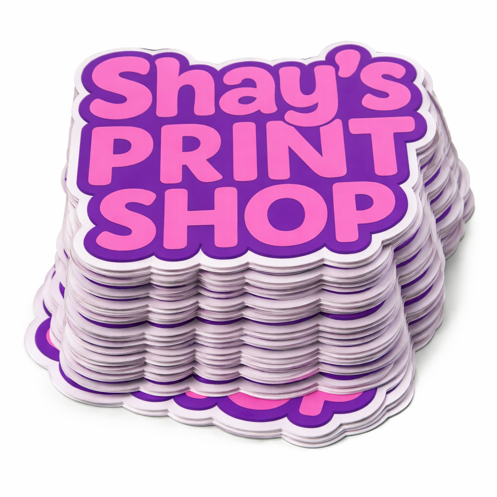 2 Inch Custom Stickers FB | Die Cut, Circle & Square | Glossy | 2" | 100 pack