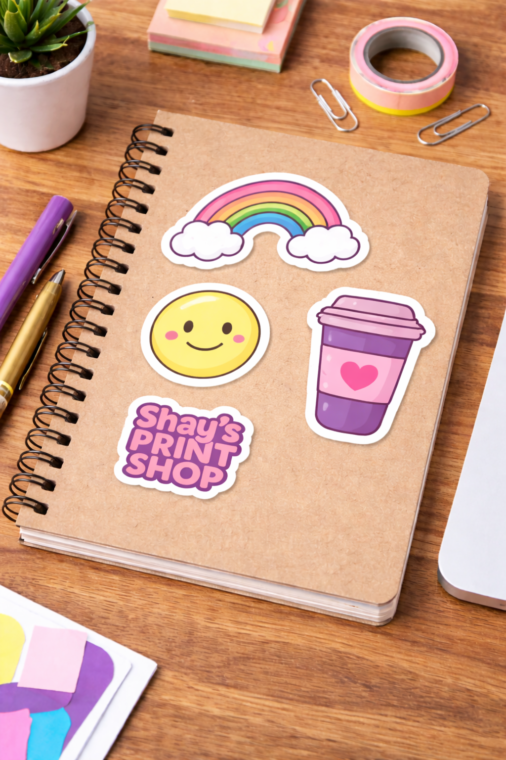 50 custom stickers