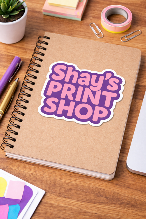 2 Inch Custom Stickers FB | Die Cut, Circle & Square | Glossy | 2" | 100 pack
