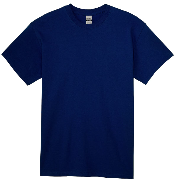(Navy) Custom T-Shirts – 10 for $99 | 100% Cotton Personalized Shirts for Events, Businesses & Family Reunions